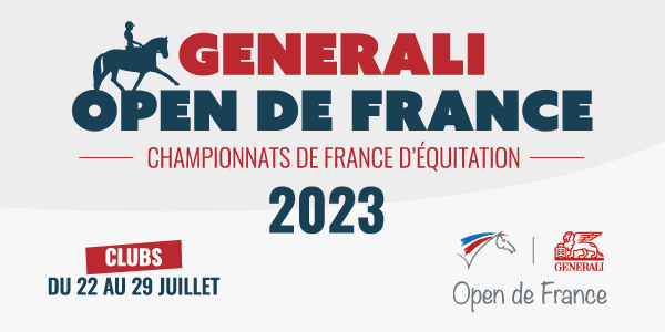 Generali Open de France, Championnats de France d'équitation, Clubs, du 22 au 29 juillet 2023
