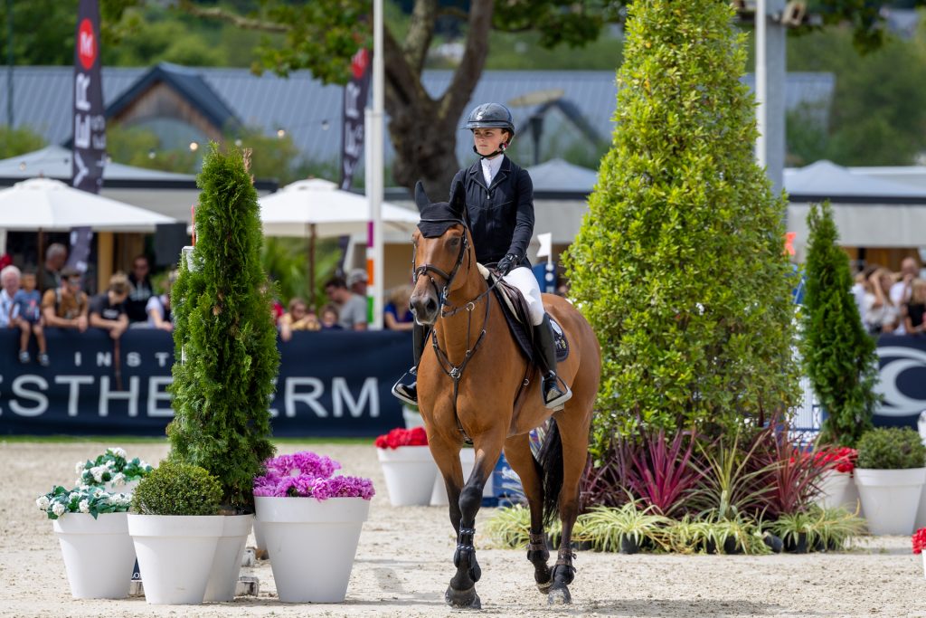 Eden Leprevost Blinlebreton et Candy d Elle, Longines Deauville Classic, 2023